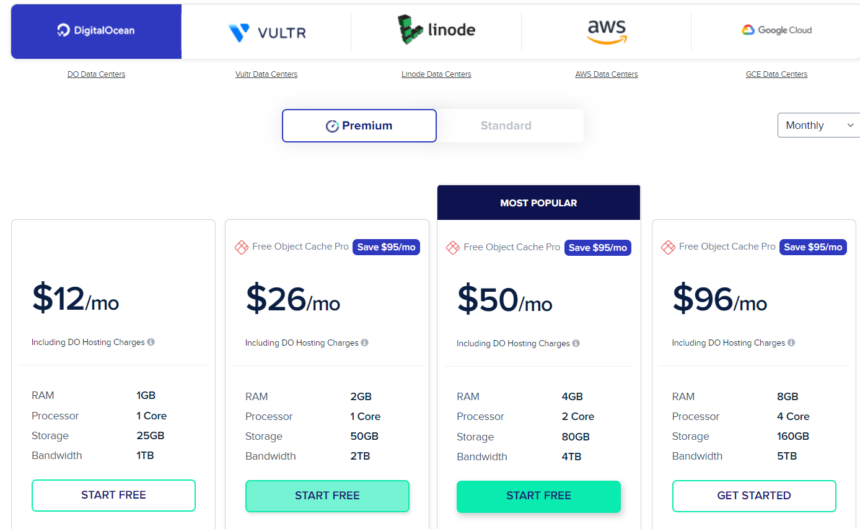 Cloudways hosting prices